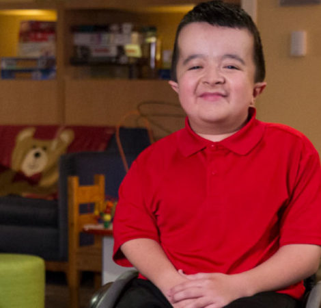 Shriners Hospital child in wheelchair